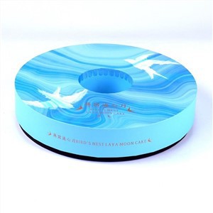 CustomLuxury Printed Cardboard Paper Round Box Dessert Donut Cookie Sweet Packaging Box
