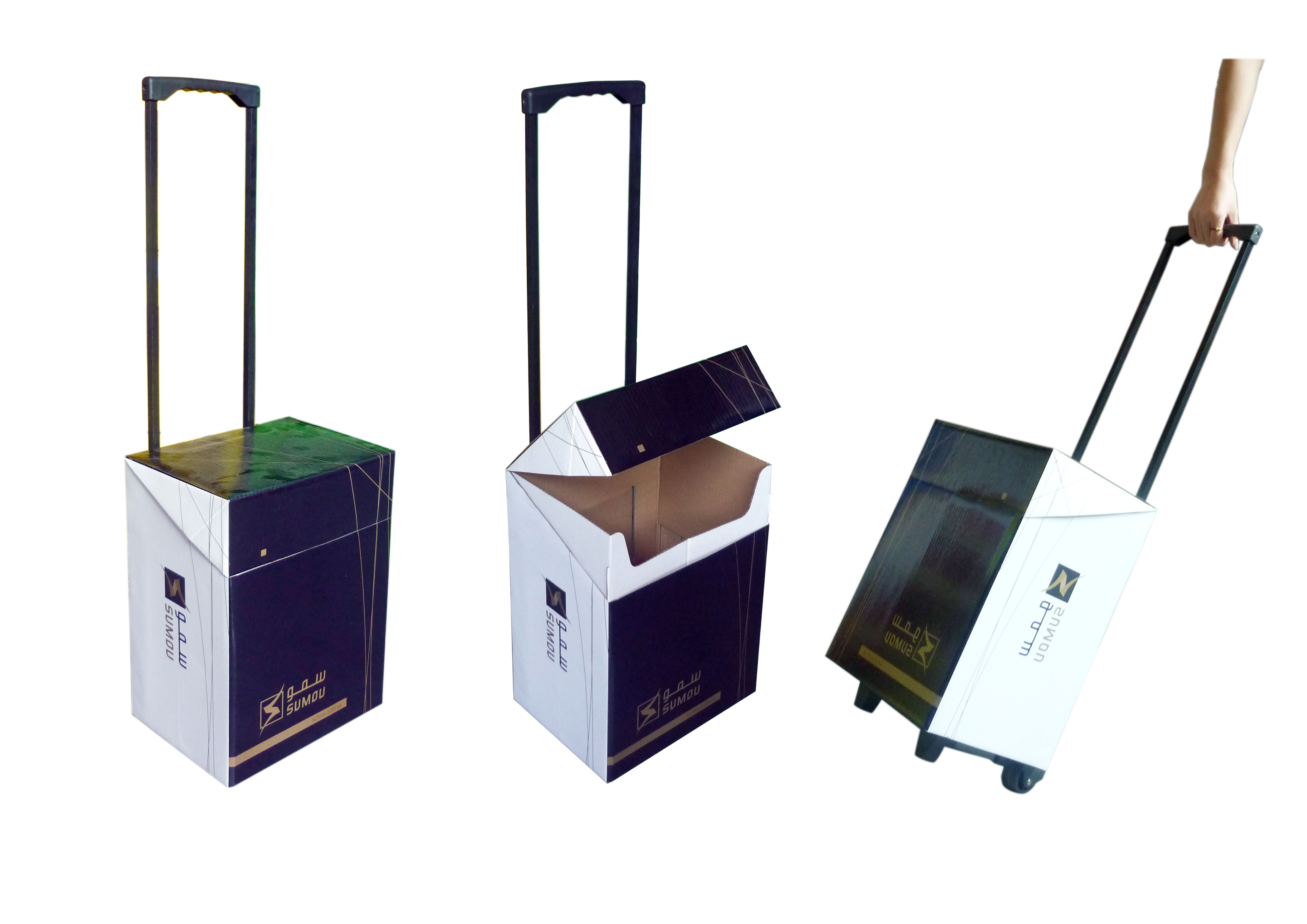 Cardboard trolley