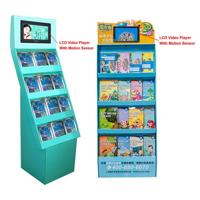 floor dsiplay stand with LCD