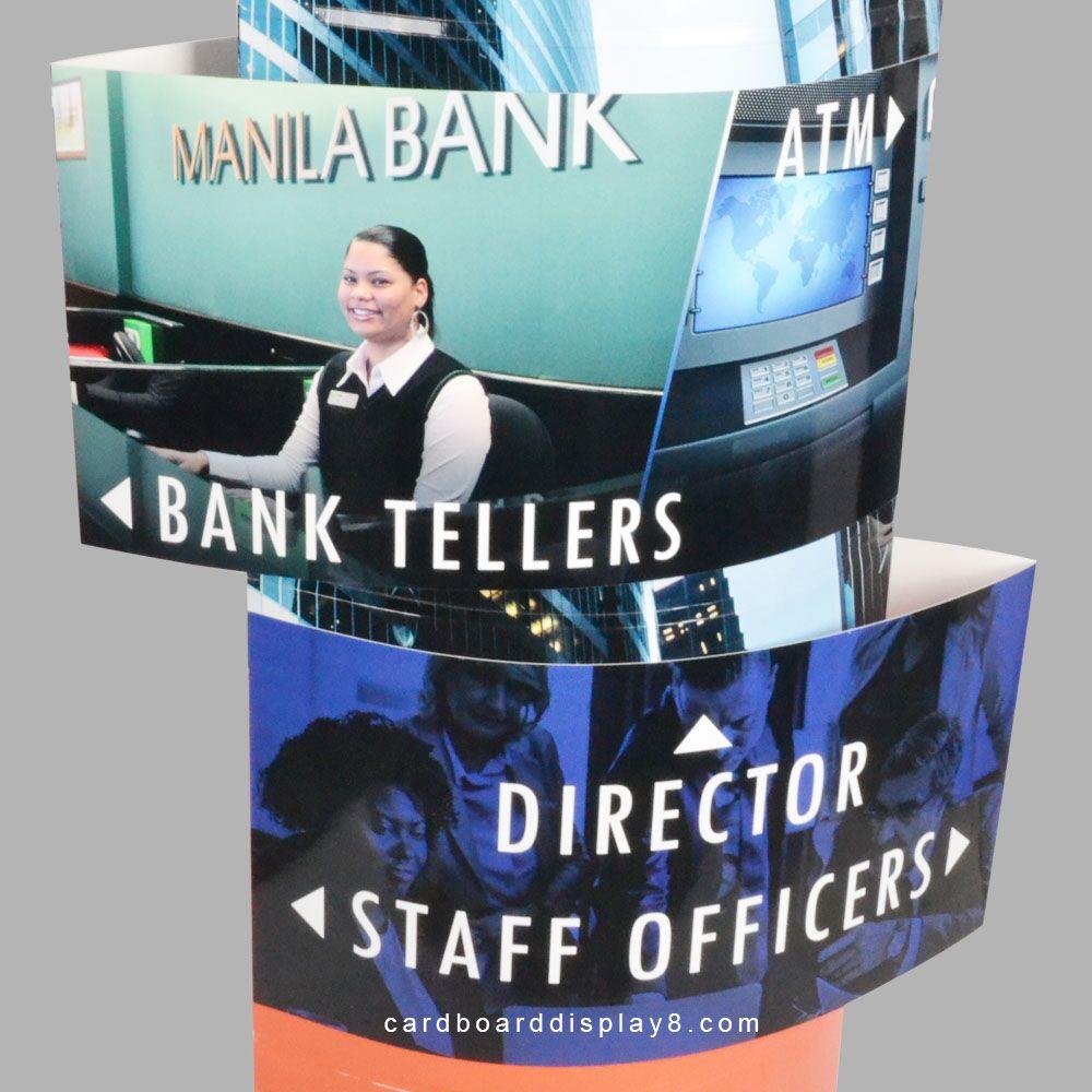 cardboard totem display