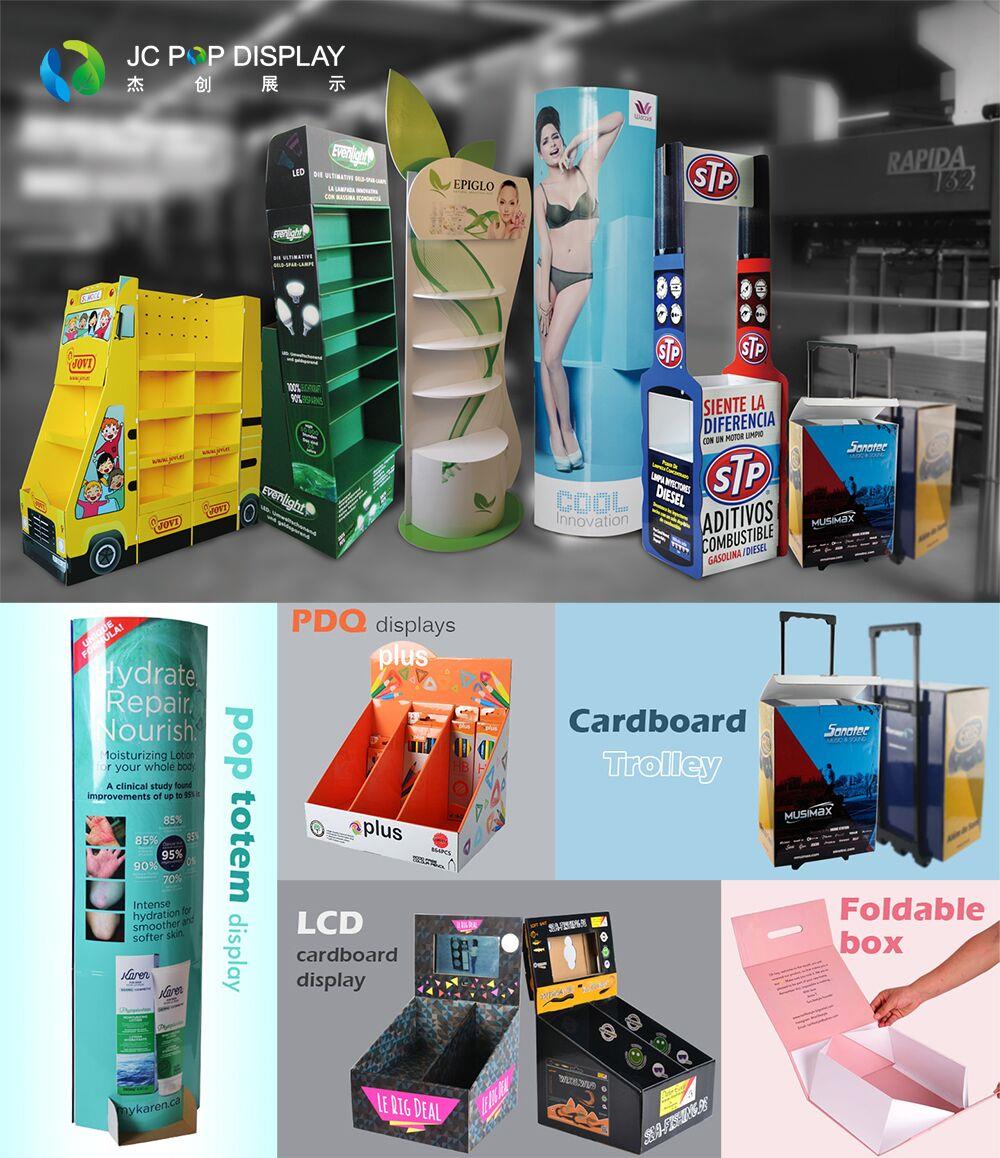 cardboard pop totem display
