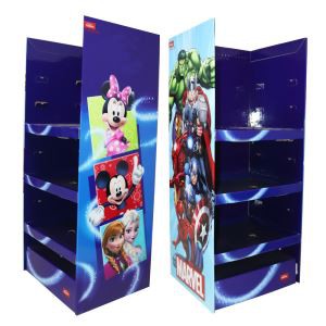 Stand Up Cardboard Display Shelves For Toys