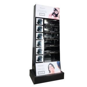 Retail Store Corrugated Paper Display Stands For Cosmetics