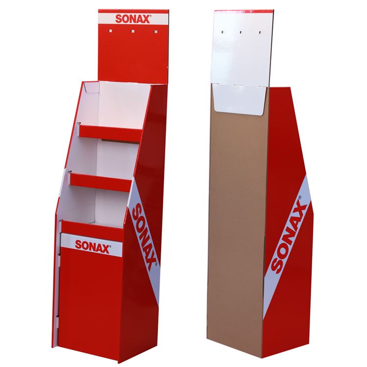 ALT POP Cardboard floor advertisin cardboard display stand with lcd screen cardboard display stand (5)_副本