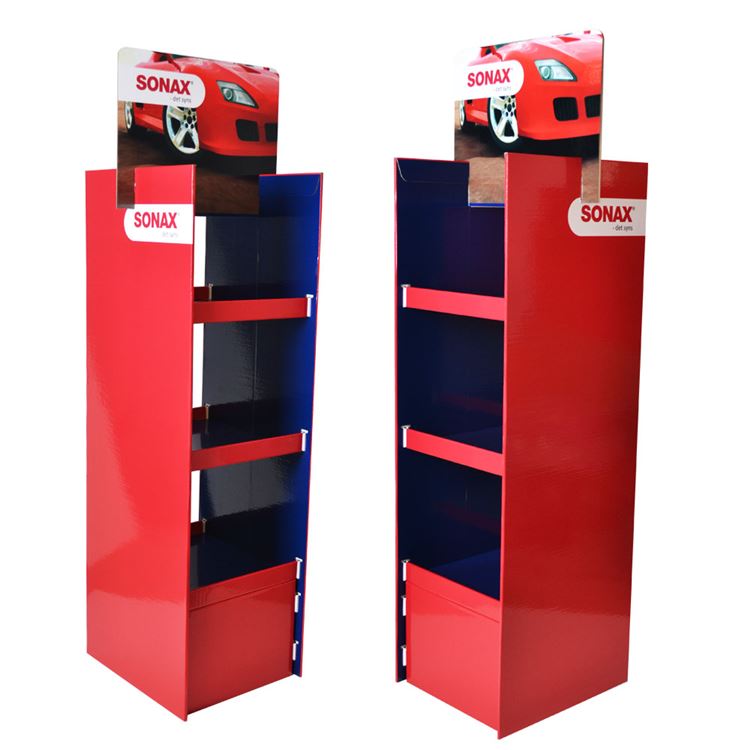 alt  wholesale  Economics friendly display shelf stand custom cardboard floor display stan (5)