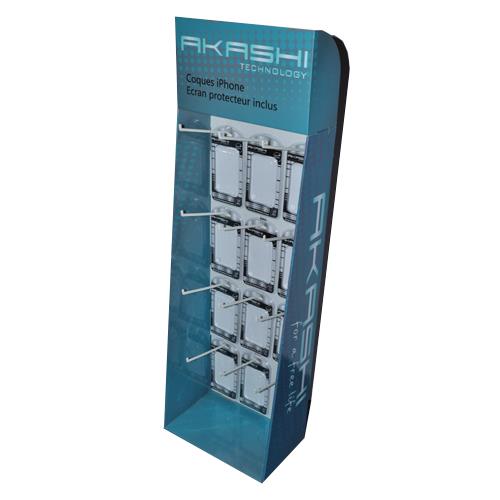 alt High Quality peg hooks for exhibition promotion stationerysockfoodskincare cardboard display stand manufacturer