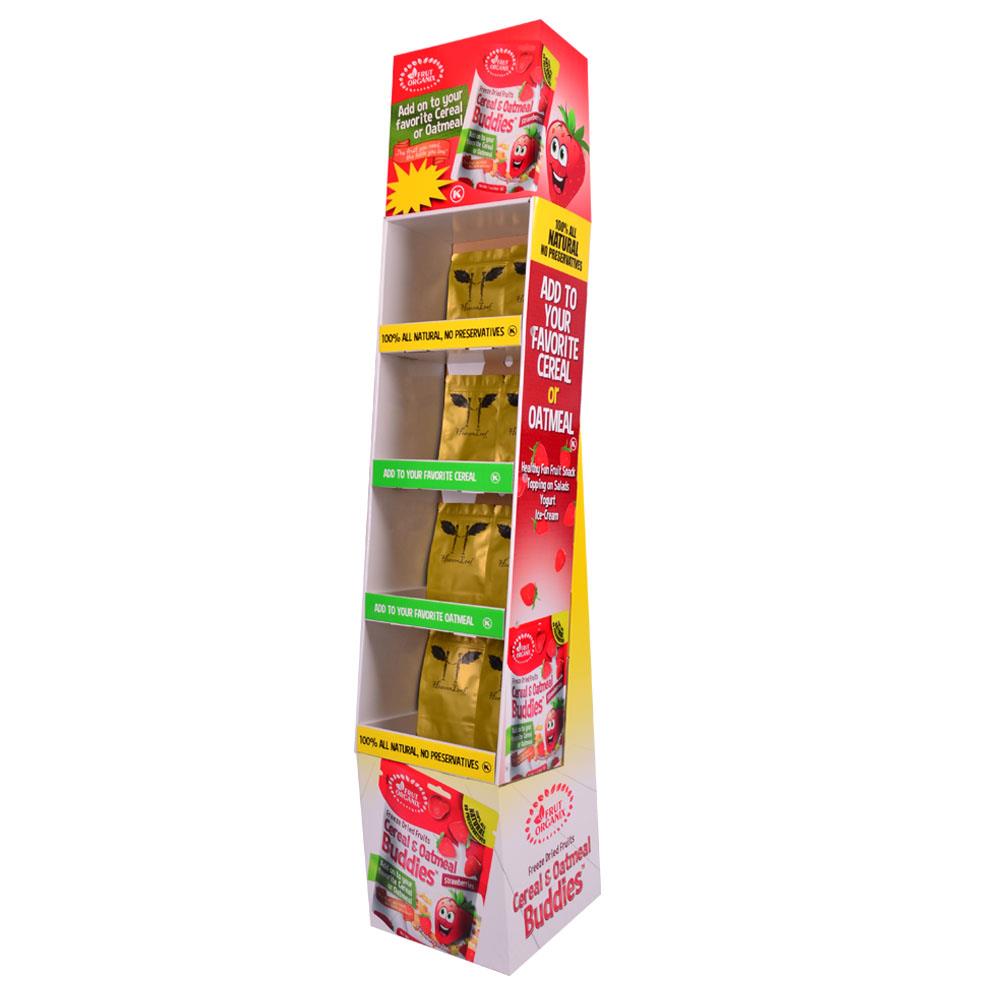 alt Custom design potato chips cardboard  display stand for advertising or promotion cardboard displays for promot (2)