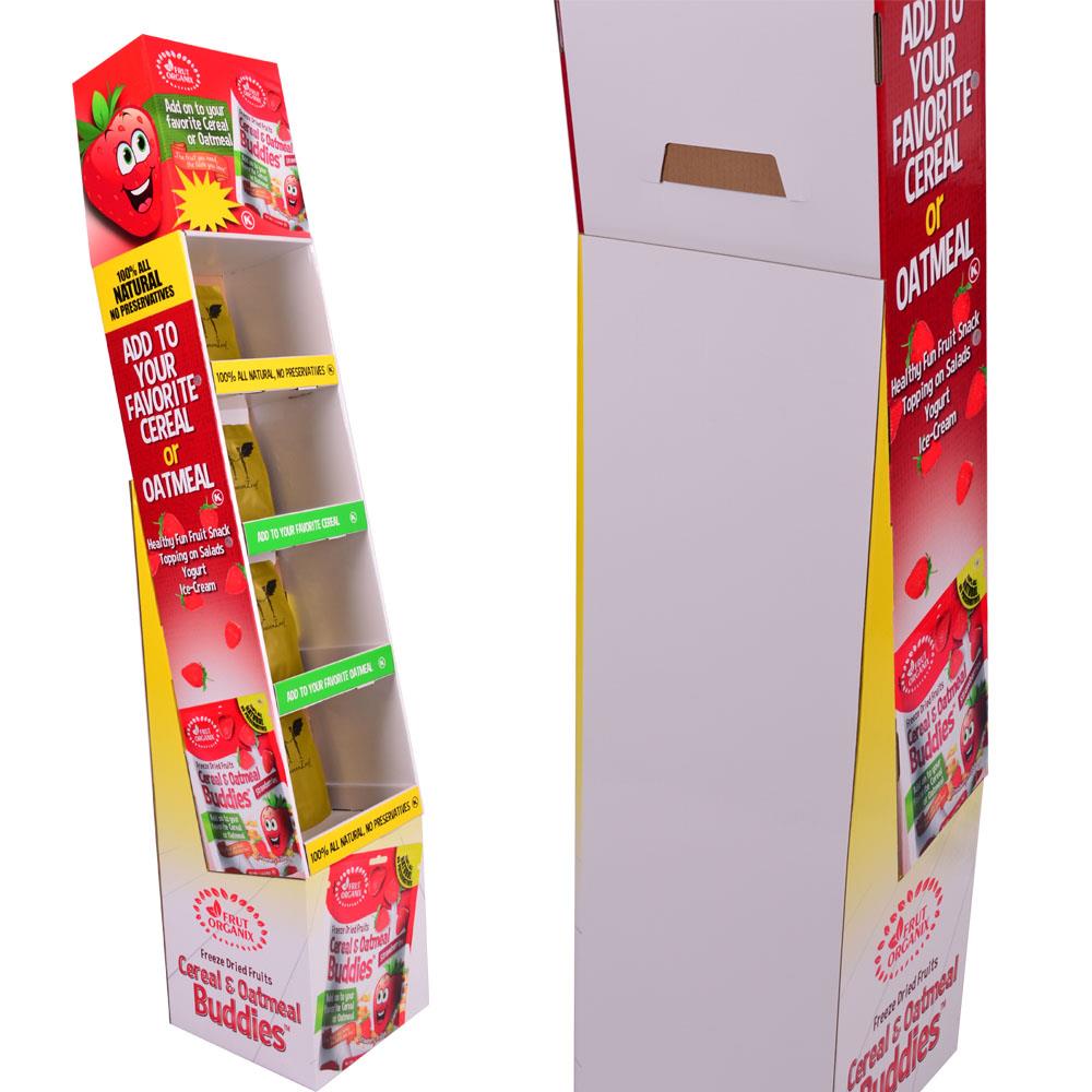 alt Custom design potato chips cardboard  display stand for advertising or promotion cardboard displays for promot (4)
