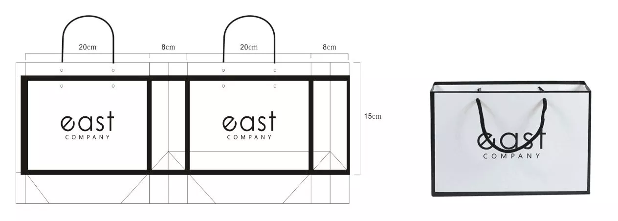 Wholesale Custom Printed Your Own Logo White Brown Kraft Gift Craft Shopping Paper Bag With Ribbon Handles