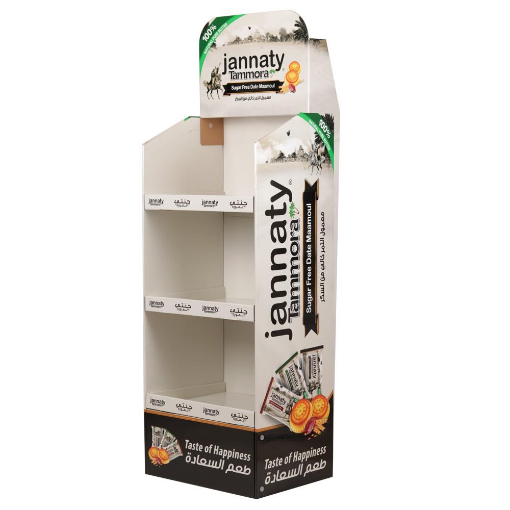 biscuits paper display shelf