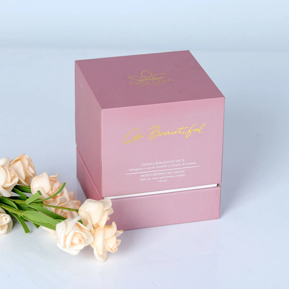 Custom Luxury Face Skin Care Cream Empty Cosmetic Packing Paper Boxes