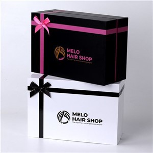 Custom Logo Luxury Elegant Lid Gift Paper Boxes With Paper Bag