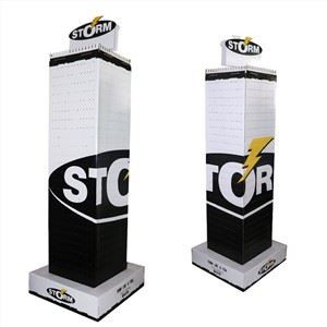 4 Sides Cstomized Cardboard Hook Display For Baby Toys/clothes