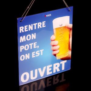 Professional custom bar shop acrylic sign