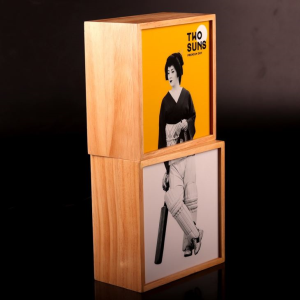 Acrylic advertising display box with LED light