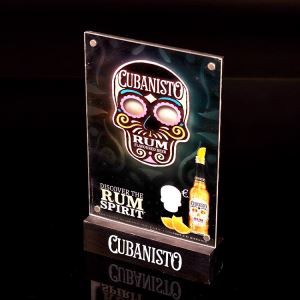 Transparent acrylic table menu display ​stand