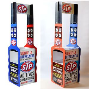 Customized Design Cardboard Bottle Stand Display For Drink Promotion