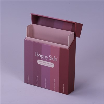 Pink Cigarette Packet-Style Lipstick Cardboard Packaging Box