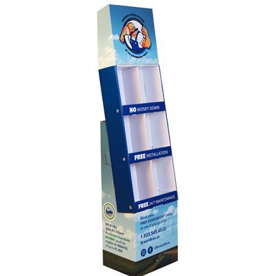 Corrugated Paper Book Display Stand
