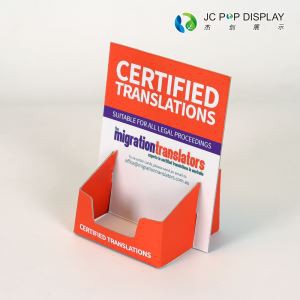 Business Card Holder Cardboard Counter Display