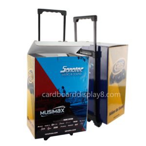 2019 Booth Cardboard Box With Wheel
