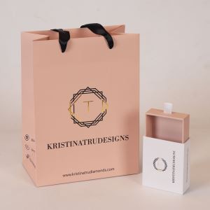Small Cardboard Gift Packaging Drawer Box Sliding Box Shopping Bag