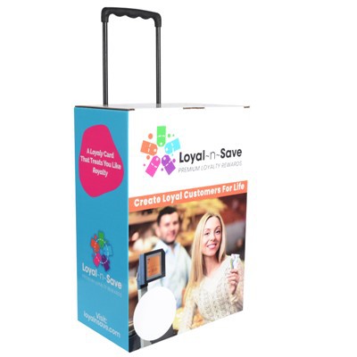 Cardboard Karton Retail Promotion Trade Show Booth Exhibit Display Trolley Box