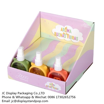 Cardboard Paper Table Pop Countertop Cardboard Counter Display Cosmetic Display Stand