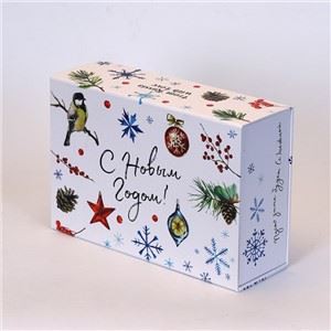 China Factory direct sale High Quality Handmake Fancy Christmas Packaging gift Box custom