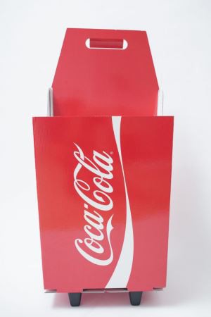 China Manufacture Cardboard Exhibition Trolley Bags/boxes With Wheels