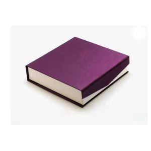 Classic Hand Make Book Shaepd Cardboard Folding Packaging Box With Magnet For Silk