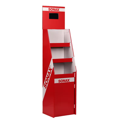 Custom Display Shelves With LCD Screen Phone Accessories Display For Retail