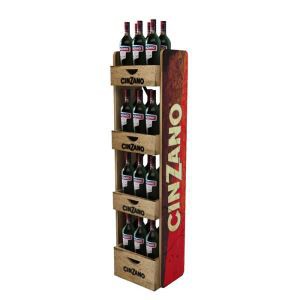 Corrugated Pop Display Stand Beer Cardboard Display Stand