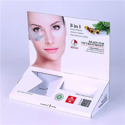 Cosmetic PDQ Cardboard Tabletop Displays For Retailers