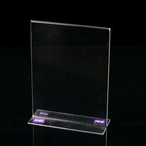 Counter Top Display Acrylic A4 Menu Holder