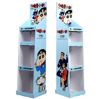 Crayon Shin-chan Toy Doll Cardboard Display Shelf