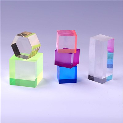 Creative Design Acrylic Cube Block Solid Acrylic Block For Decorative