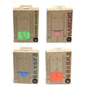 Creative Funny PVC Window Design Underwear/briefs/pants Paper Cardboard Packaging Box
