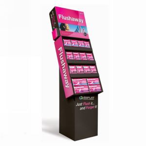 Creative Supermarket Look Cardboard Display Shelf Stand