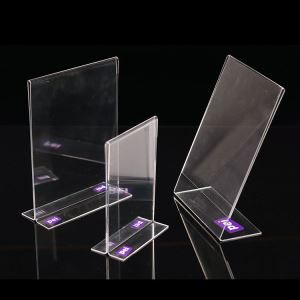 Custom Acrylic Holder Menu Stand