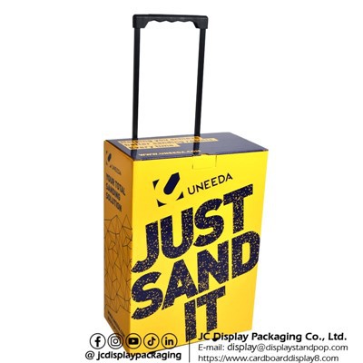 Custom Cardboard Trolley Case For Exhibition Trade Show