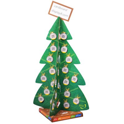 Custom Corrugated Cardboard Christmas Tree Display Rack