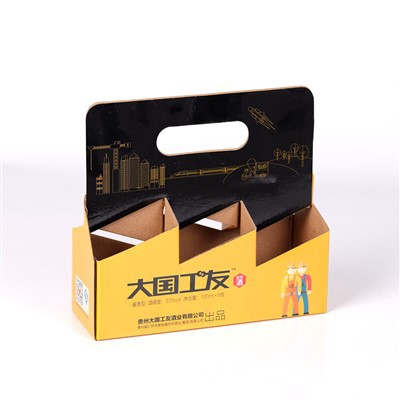 Custom Corrugated Paper Wine Packaging And Carry Boxes