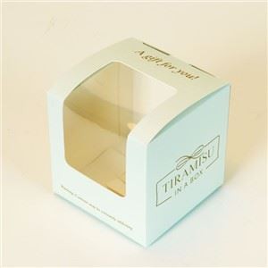 Custom Cupcake Box And Packaging Baked Goods Packaging Box Bread Pastry Carton Mini Birthday Cake Packaging Box