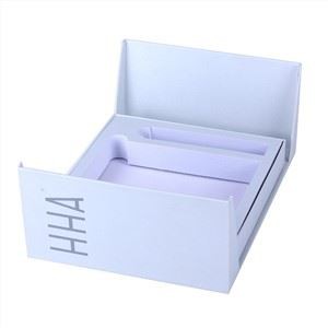 Custom Design Luxury White Double Side Open Cardboard Paper Perfume Bottle Packaging Gift Box With Foam Insert