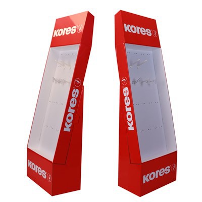 Custom Design Retail Store Corrugated Paper Hook Phone Accessories Electronic Products Display Racks Custom Brand Carton Packing