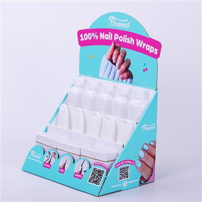 Custom Fancy Paper Counter Display Box For Nail Polish
