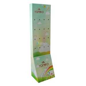 Custom Hook Corrugated Advertising Carton Display Stand