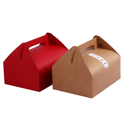 Custom Logo Printed Kraft Paper Food Grade Paper Fresh Fruit Packaging Roast Fried Chicken Take Out Boxes
