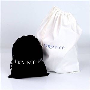 Custom Logo Velvet Cloth Drawstring Gift Packaging Bag For Jewelry Shoes Handbags Cosmetics